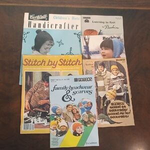 6 Vintage Knitting Pattern Booklets 6646